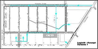 Logistikkonzept Schweizer Viertel Berlin